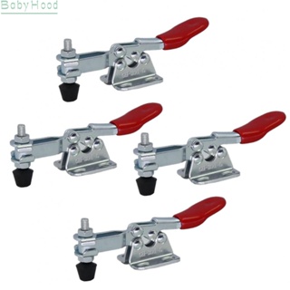 【Big Discounts】4pack GH-201L Quick Release Tool Fixture Toggle Clamp Clamping Force 27Kg 60lbs#BBHOOD