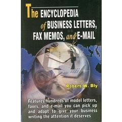 Bundanjai (หนังสือ) The Encyclopedia of Business Letters,Fax Momos and E-Mail 1ED