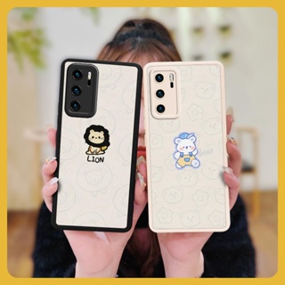 Silica gel Cartoon Phone Case For Huawei P40 Phone lens protection luxurious cute advanced Dirt-resistant simple Anti-knock