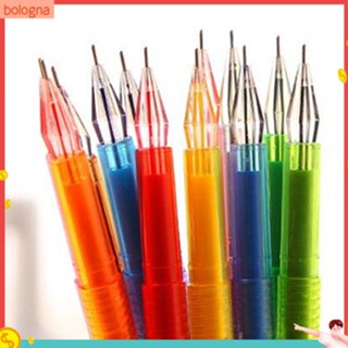 {bologna} 12 สี นักเรียน การ์ตูน สด ดาว สี น่ารัก ชุดปากกาเจล เครื่องเขียน การศึกษา