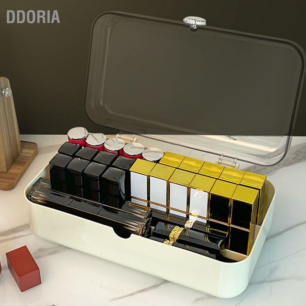 ddoria-กล่องเก็บเครื่องประดับ-pet-pp-pe-กล่องใส่เครื่องประดับหลายชั้นพร้อมฝาปิดใสสำหรับต่างหูสร้อยคอแหวน