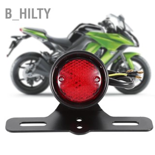 B_HILTY รถจักรยานยนต์ LED Retro สีแดงด้านหลังไฟท้ายไฟเบรคสำหรับ Honda/Yamaha