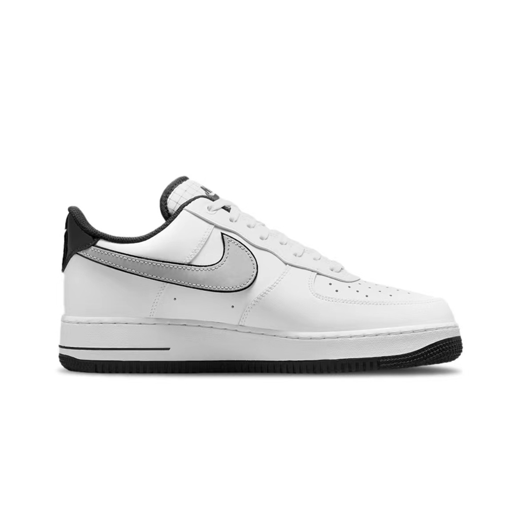 ของแท้100-nike-air-force-1-low-07-lv8-white-black-dc8873-101-sneakers