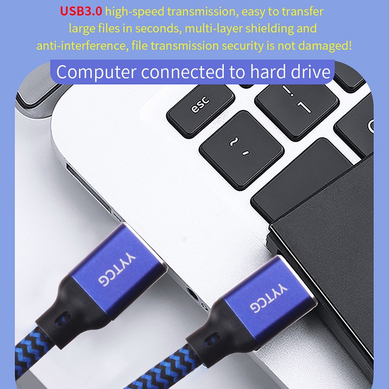 yytcg-สายเคเบิลต่อขยาย-usb-เป็น-usb-ตัวผู้-เป็นตัวผู้-usb-3-0-สําหรับฮาร์ดดิสก์-กล้องเว็บคอม