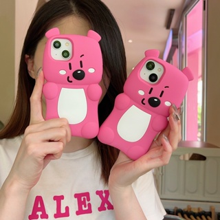 เคสโทรศัพท์มือถือ ลายหมี สามมิติ สําหรับ Iphone 14 14pro Max11 Pro Max Xs Max X 12 Pro Max