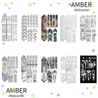 Amber สติกเกอร์ติดเฟรมจักรยานเสือภูเขา ถอดออกได้