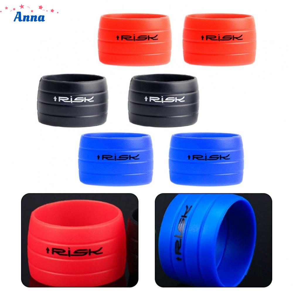 anna-2pcs-silicone-bike-handlebar-tape-fixed-ring-anti-skip-handle-bar-tapes