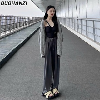 Duohanzi เสื้อคาร์ดิแกนกันแดด ทรงหลวม ระดับไฮเอนด์ สําหรับผู้หญิง