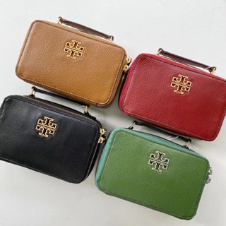 Tory BURCH กระเป๋าสะพายไหล่ สะพายข้าง สายโซ่ หนังวัว สําหรับผู้หญิง