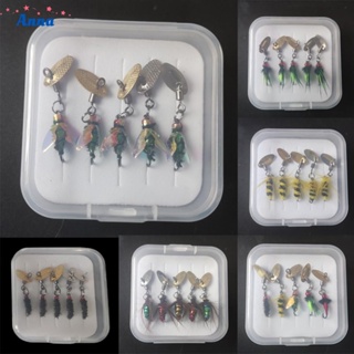 【Anna】Fly Hooks Lures Sequins Hook Artificially Tied Bait For Trout Topmouth