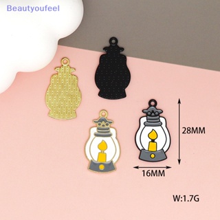 [Beautyoufeel] จี้สร้อยคอ พวงกุญแจ รูปค้างคาว แมงมุม กะโหลก DIY สําหรับทําเครื่องประดับ 10 ชิ้น