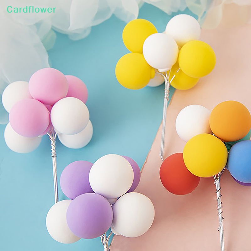 lt-cardflower-gt-ธงท็อปเปอร์-รูปบอล-หลากสี-สําหรับตกแต่งเค้กวันเกิด-คัพเค้ก-ขนมหวาน-8-ชิ้น