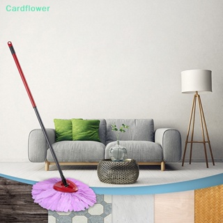 &lt;Cardflower&gt; หัวไม้ถูพื้นไมโครไฟเบอร์ ทรงสามเหลี่ยม หมุนได้ 360 องศา แบบเปลี่ยน สําหรับ Vileda O-cedar