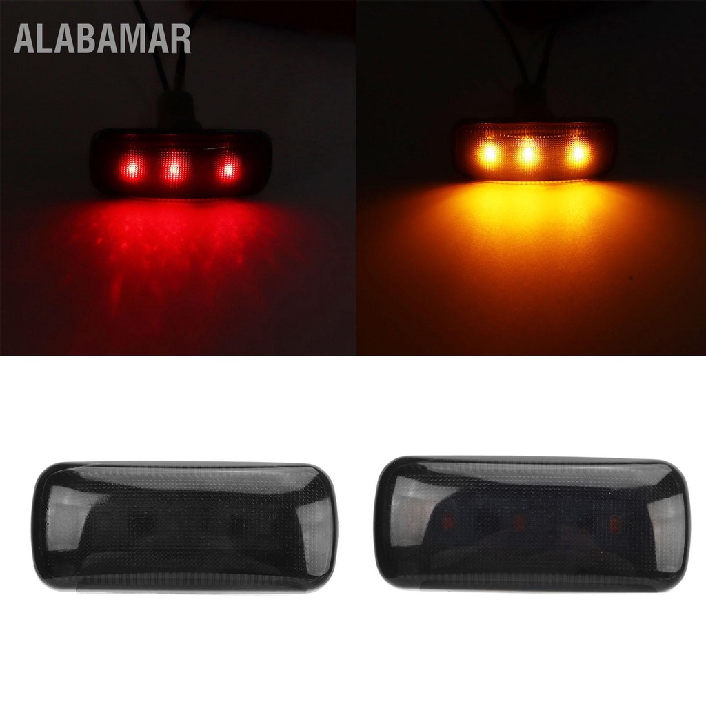 alabamar-mudguard-marker-ไฟ-led-เปลี่ยนเลนส์ควันสำหรับ-dodge-ram-2500hd-และ-3500hd-double-wheel-2011-ถึง-2018