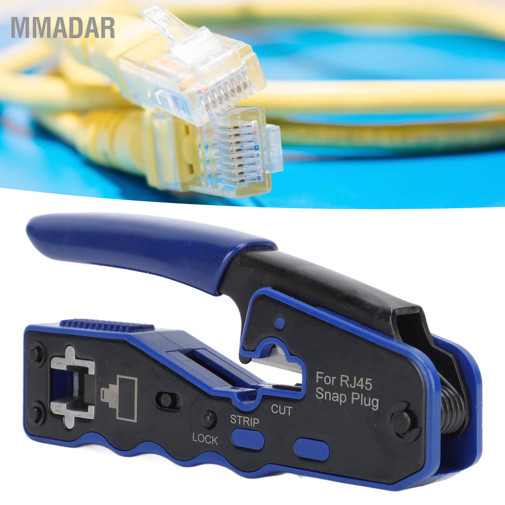 mmadar-ผ่านอีเธอร์เน็ต-crimper-rj45-cat6-ผ่านรู-ผ่านชุดเครื่องตัด