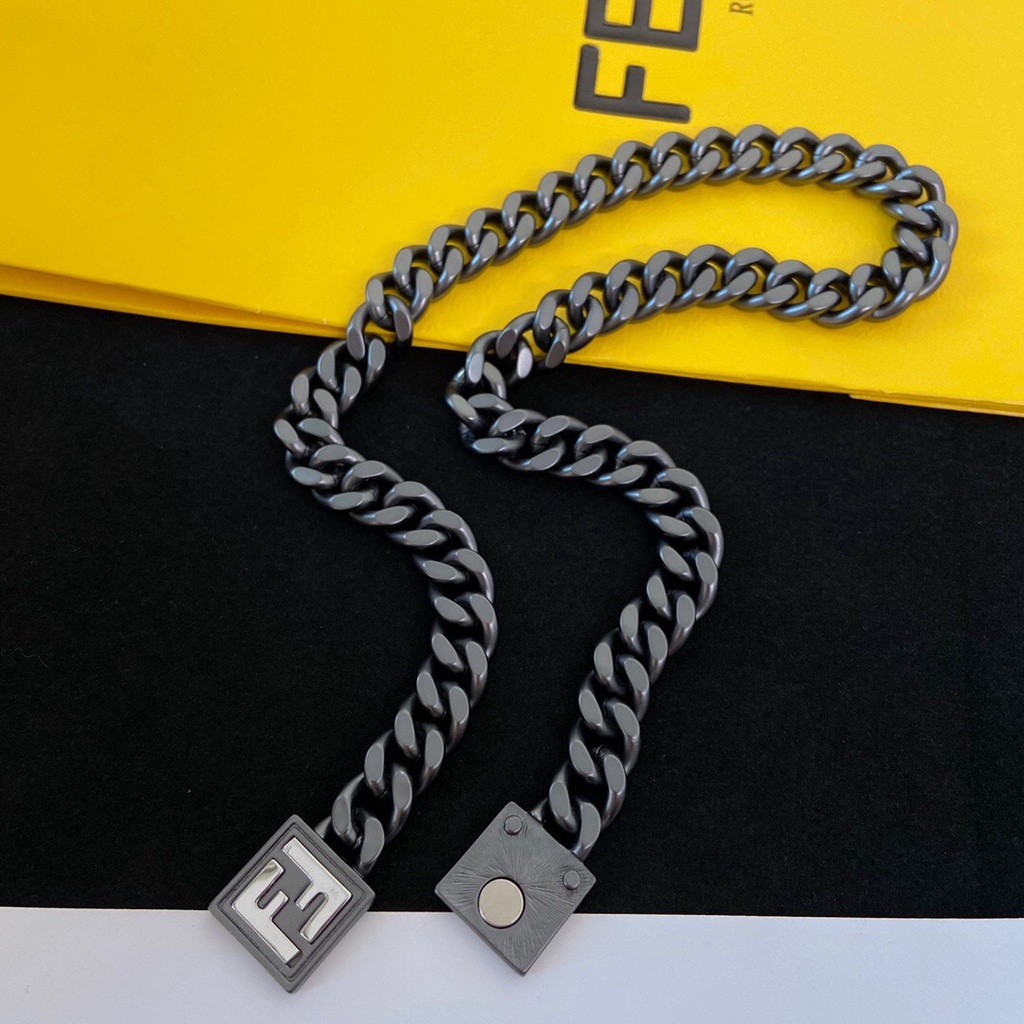 ใหม่-สร้อยคอ-สร้อยข้อมือ-ชุบทอง-18k-จี้ตัวอักษร-f-ทองเหลือง-แฟชั่นหรูหรา