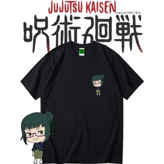 **READY STOCK**JUJUTSU KAISEN MAKI ZENIN Printed Graphic Short Sleeves T-Shirt Unisex Fashion/Couple/Plus Size Tee_03