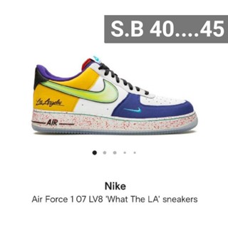 รองเท้าผ้าใบNIKEAIRForce1"07"LV8"WhetTheLAsneakersรองเท้าผ้าใบแฟชั่นรองเท้าผ้าใบผู้ชายตรงปกแท้100%พร้อมกล่อง