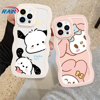 Redmi Note 11S 11 Pro Redmi 10C 10A 9A Note 10 5G Note 10S 9C 9T Note 9 Note8 Poco X3 Pro NFC Pacha Dog and Merlot Wave Edge TPU Phone Case Cover RAIN