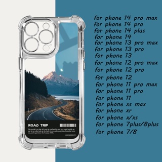 เคสใส แบบนิ่ม กันกระแทก สําหรับ IPhone 14 Pro Max 13 12 11 XR XS X 8 7 Plus SE 2020