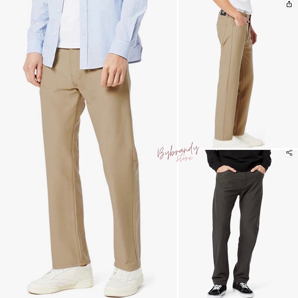 กางเกงเนื้อผ้า-ยืดหยุ่น-dockers-comfort-knit-jeans-cut-แท้