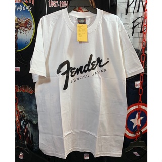 Fender เสื้อ FENDER เสื้อวง เสื้อยืด เฟนเดอร์ เสื้อวินเทจ