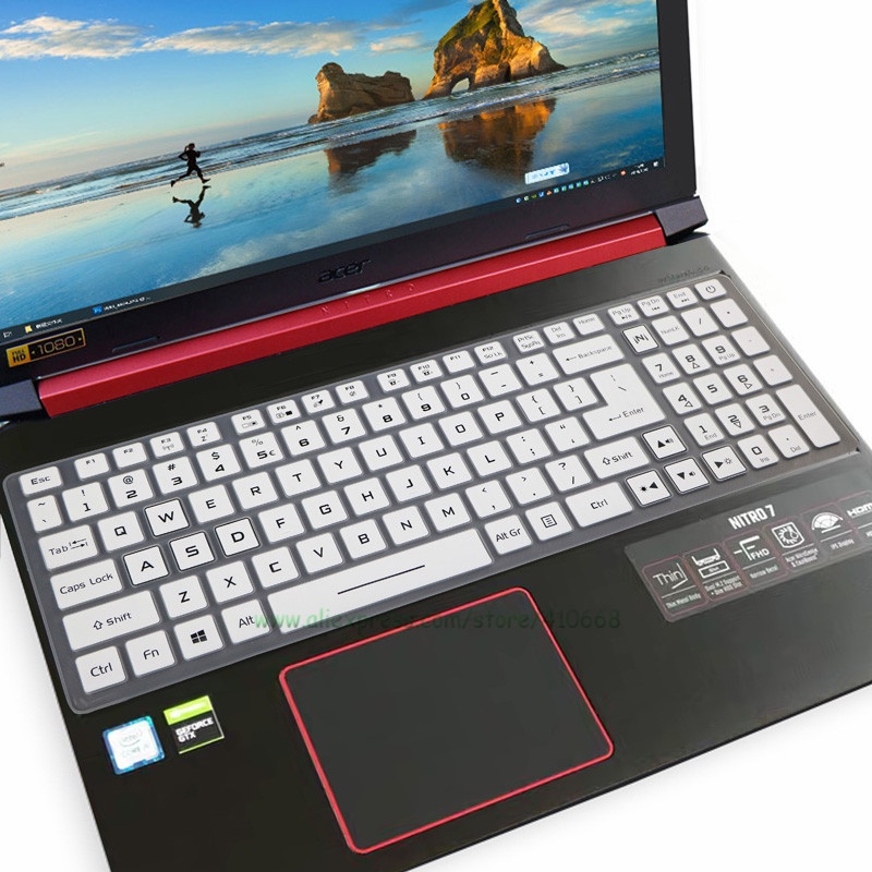 สําหรับ-acer-nitro-7-an715-51-an715-51g-an-715-51-an715-series-56yw-17-amp-quot-แผ่นซิลิโคนครอบคีย์บอร์ดแล็ปท็อป-ขนาด-17-3-นิ้ว