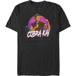 2023NEXJohnny Lawrence Cobra Kai T-Shirt เสื้อคนอ้วนผญ เสื้อยื