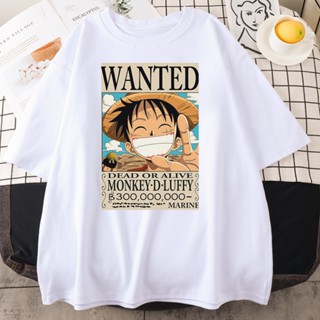 【Hot】{new}One Piece Anime Straw Hat Man Print Men T Shirts Fashion Breathable Tee Clothes  Summer T-Shirt Loose Casual S