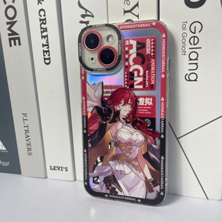 Honkai: Star Rail Himeko เคสโทรศัพท์มือถือ ซิลิโคนนุ่ม ใส ลายรางดาว สําหรับ iPhone 14 13 12 11 pro promax x xs xsmax xr 7 8 plus