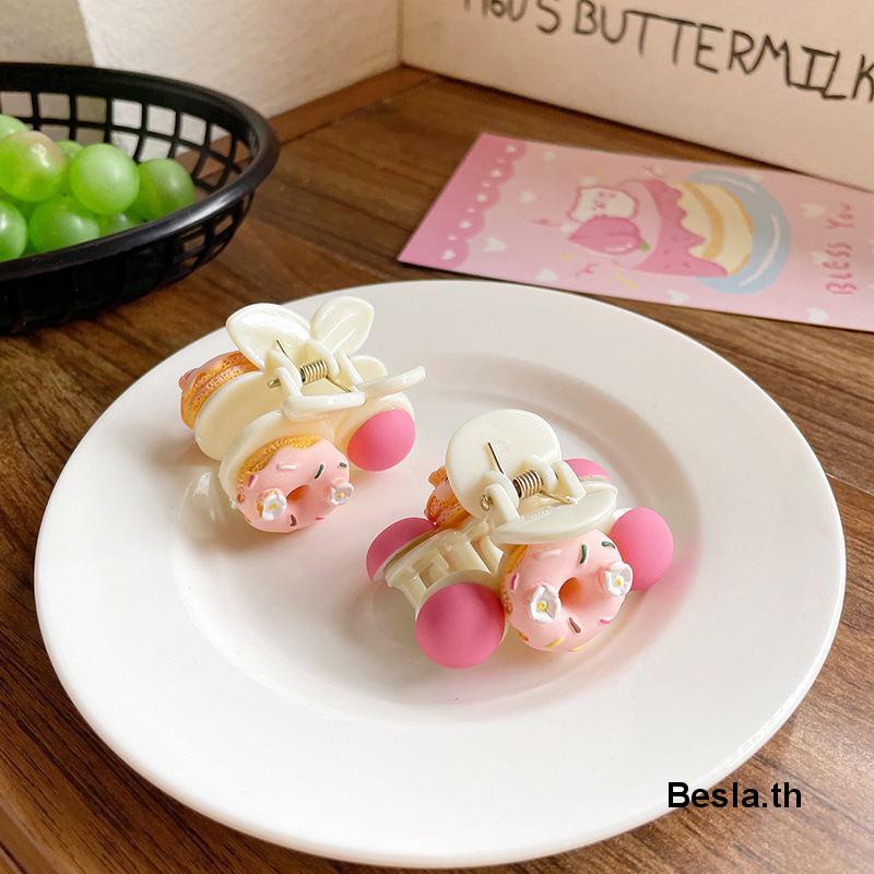 กิ๊บติดผมหน้าม้า-รูปโดนัทน่ารัก-ขนาดเล็ก-เครื่องประดับ-แฟชั่นสําหรับเด็กผู้หญิง