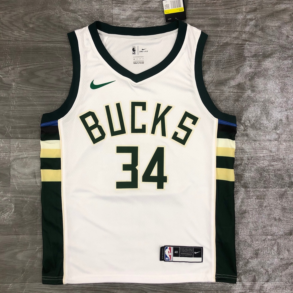 เสื้อกีฬาบาสเก็ตบอลแขนสั้น-ลายทีม-the-milwaukee-bucks-jersey-giannis-antetokounmpo-สําหรับผู้ชาย