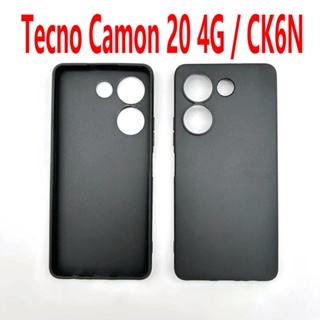 เคสโทรศัพท์มือถือ Tpu แบบนิ่ม สําหรับ Tecno Camon 20 4G CK6N