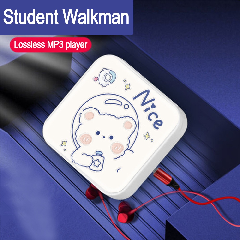ภาพหน้าปกสินค้าเครื่องเล่นเพลง Mp3 ขนาดเล็ก พร้อมสาย USB และชุดหูฟัง จากร้าน thebestertseller11.th บน Shopee