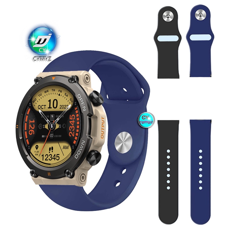 สายนาฬิกาข้อมือซิลิโคน-สําหรับ-zeblaze-btalk-2-zeblaze-btalk-2-smart-watch-strap-zeblaze-vibe-7-pro