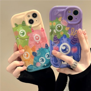 Cartoon Cute One-Eyed Little Monster Phone Case For Iphone 14promax 13 Soft Silicone 11 12 Xsmax