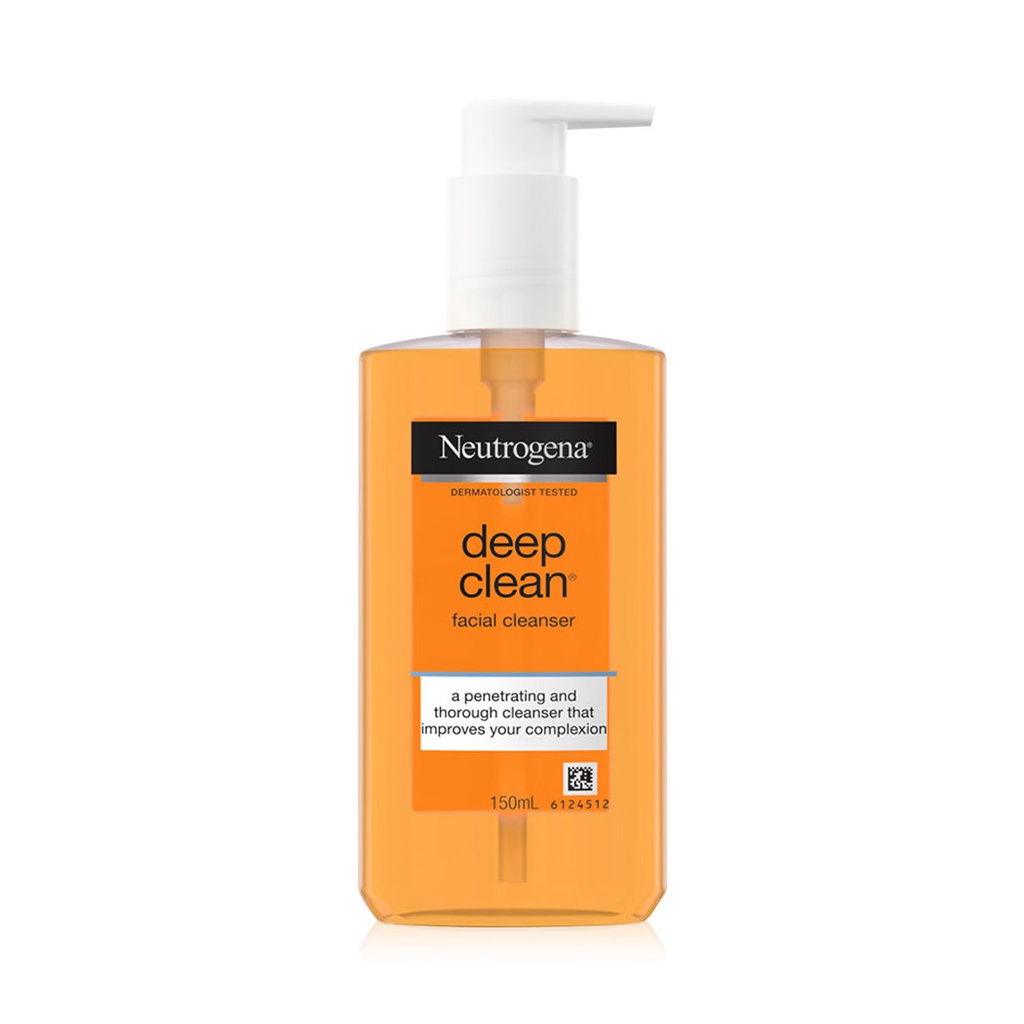 นูโทรจีนา-ดีพ-คลีน-เฟเชียล-คลีนเซอร์-neutrogena-deep-clean-facial-cleanser-150ml