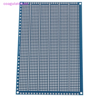 Coagulatelove บอร์ดวงจรทดลอง PCB ด้านเดียว สีฟ้า 10*15 ซม. 1 ชิ้น [ขายดี]