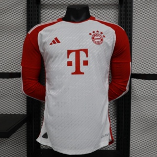 [Player Version] 2324 ใหม่ Bayern Stadium Home เสื้อฟุตบอล แขนยาว คุณภาพสูง