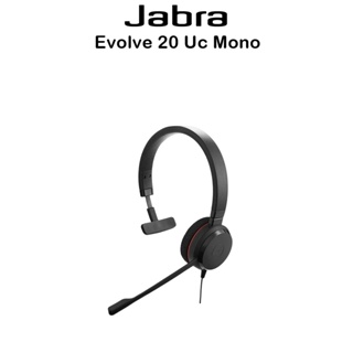 ๋Jabra Evolve 20 Uc Mono หูฟังแบบครอบหูเกรดพรีเมี่ยม สำหรับ อุปกรณ์ที่รองรับ 3.5mm.