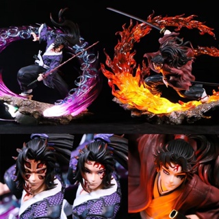 โมเดลฟิกเกอร์ Demon Slayer CHENG JacksDv Jiguo Yuanyi VS Black Death Mou สําหรับตกแต่ง