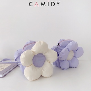 Camidy กระเป๋าสตรีลายดอกไม้ขนาดเล็กน่ารักสไตล์ญี่ปุ่นและเกาหลี กระเป๋า Messenger ขนาดเล็กเก๋สไตล์ญี่ปุ่นและเกาหลี สไตล์ลำลองเรียบง่าย