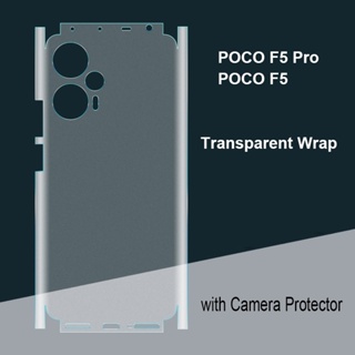 ฟิล์มกันรอยหน้าจอ ด้านหลัง แบบใส 3M สําหรับ POCO F5 Pro F5 F5Pro