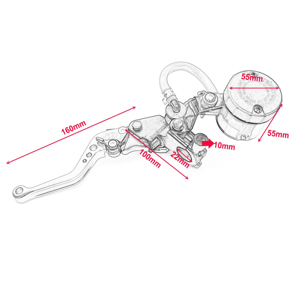 7-8-amp-quot-ชุดกระบอกเบรกไฮดรอลิค-ขนาด-22-มม-ดัดแปลง-สําหรับรถจักรยานยนต์-สกูตเตอร์-atv