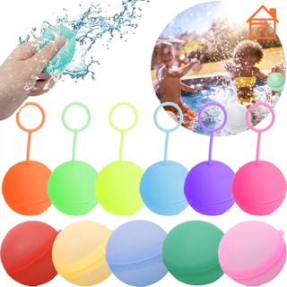ลูกบอลน้ําซิลิโคน สีแคนดี้ แบบสร้างสรรค์ ของเล่นสระว่ายน้ํา ชายหาด กลางแจ้ง