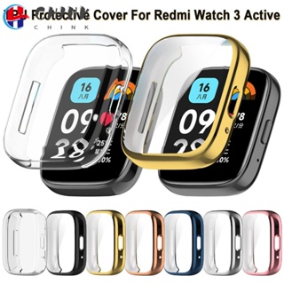 Chink TPU เคส, สายนาฬิกาข้อมือ ป้องกันหน้าจออัจฉริยะ, ใหม่ นิ่ม เต็มรูปแบบ อุปกรณ์เสริม ป้องกัน Redmi Watch 3 Active