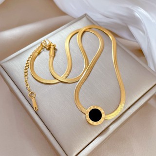 สร้อยคอทองคํา 18K เครื่องประดับแฟชั่นคลาสสิก ราคาถูก สําหรับทุกเพศ XL-23050