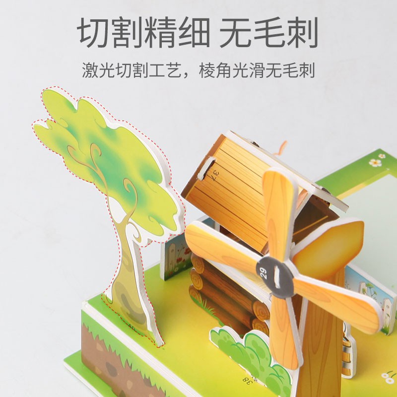 โมเดลกระดาษ-รูปฟาร์มปลูกต้นไม้-3-มิติ-ขนาดเล็ก-แฮนด์เมด-diy-ของเล่นเสริมการเรียนรู้-สําหรับเด็ก