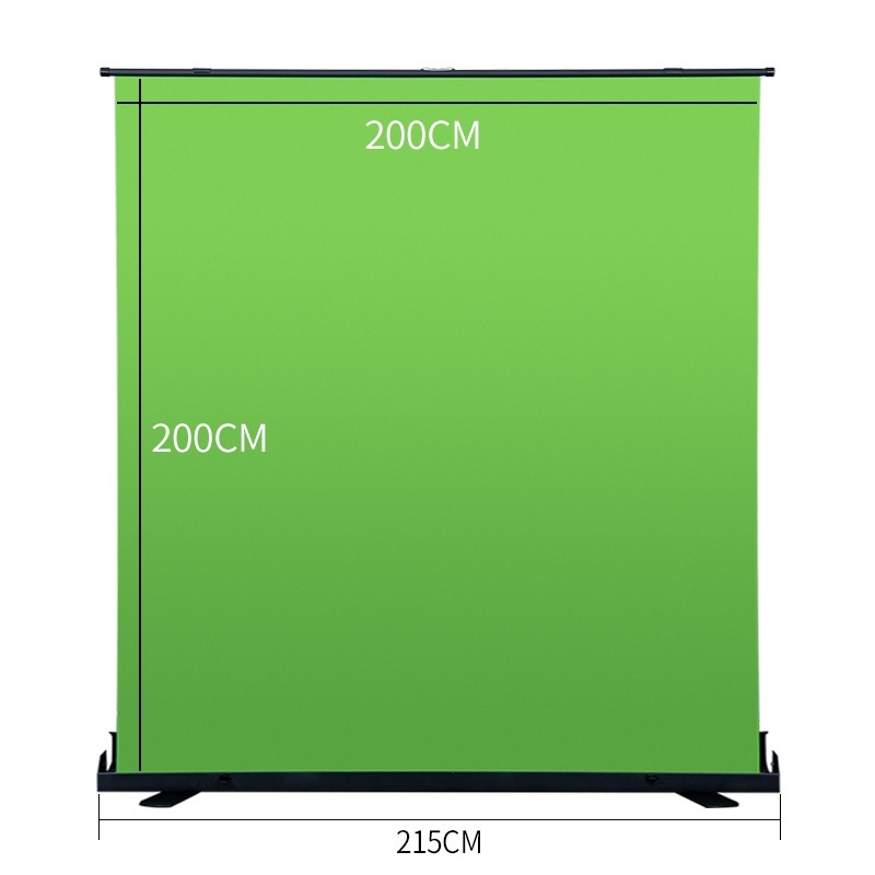 green-screen-roll-up-200x200cm-ฉากกรีนสกรีน-ฉากเขียว-มีโช็คไฮโดรลิค-พับเก็บง่าย-ฉากถ่ายรูปกรีนสกรีน-พื้นหลังฉากถ่ายรูป