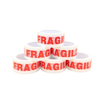 Fragile Tape เทประวังแตก ขนาด 2 นิ้ว ยาว 45 หลาเต็ม 1 ม้วน